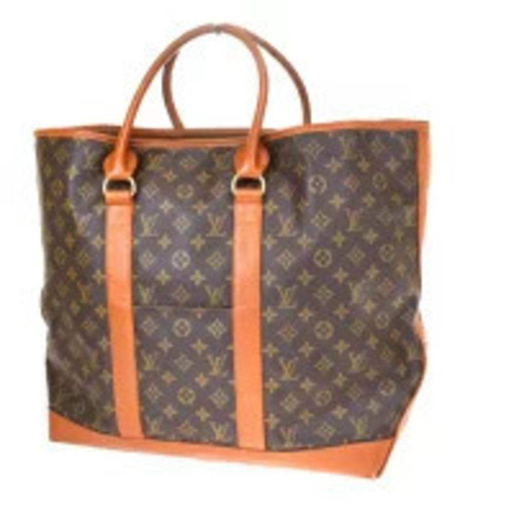 Louis Vuitton Sac Weekend Shoulder Bag Tote Monogram Leather